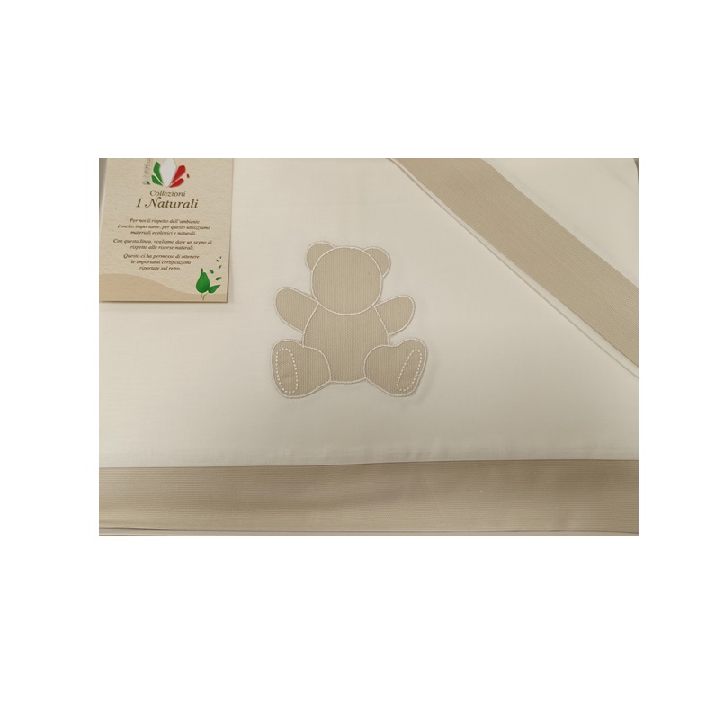 LENZUOLA GLAM ORSETTO BEIGE LENZUOLA GLAM ORSETTO BEIGE