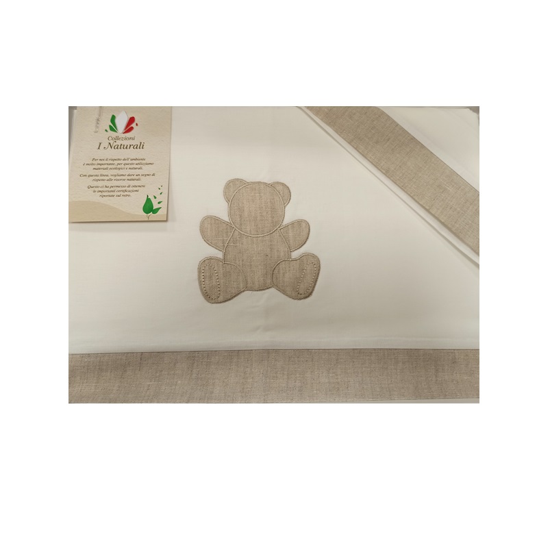 LENZUOLA GLAM ORSETTO TORTORA LENZUOLA GLAM ORSETTO TORTORA