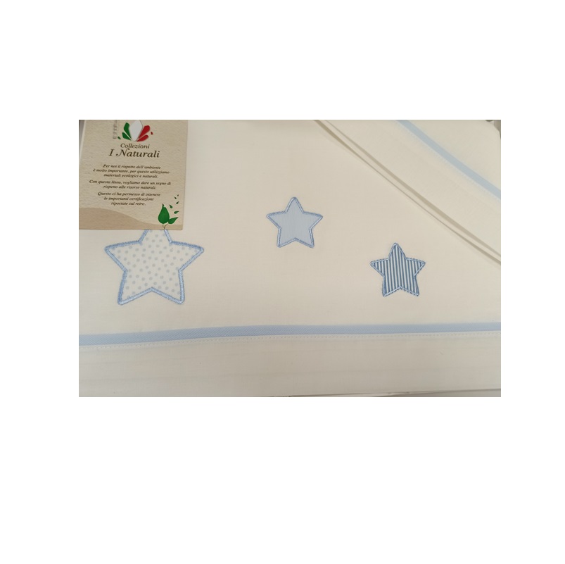 LENZUOLA GLAM STELLINE AZZURRE LENZUOLA GLAM STELLINE AZZURRE